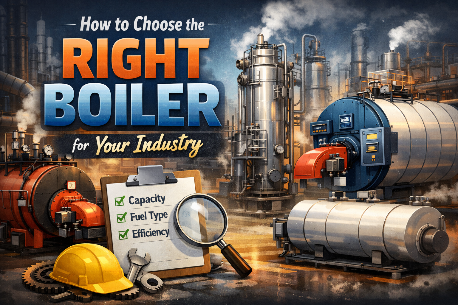 How to Choose the Right Boiler for Your Industry