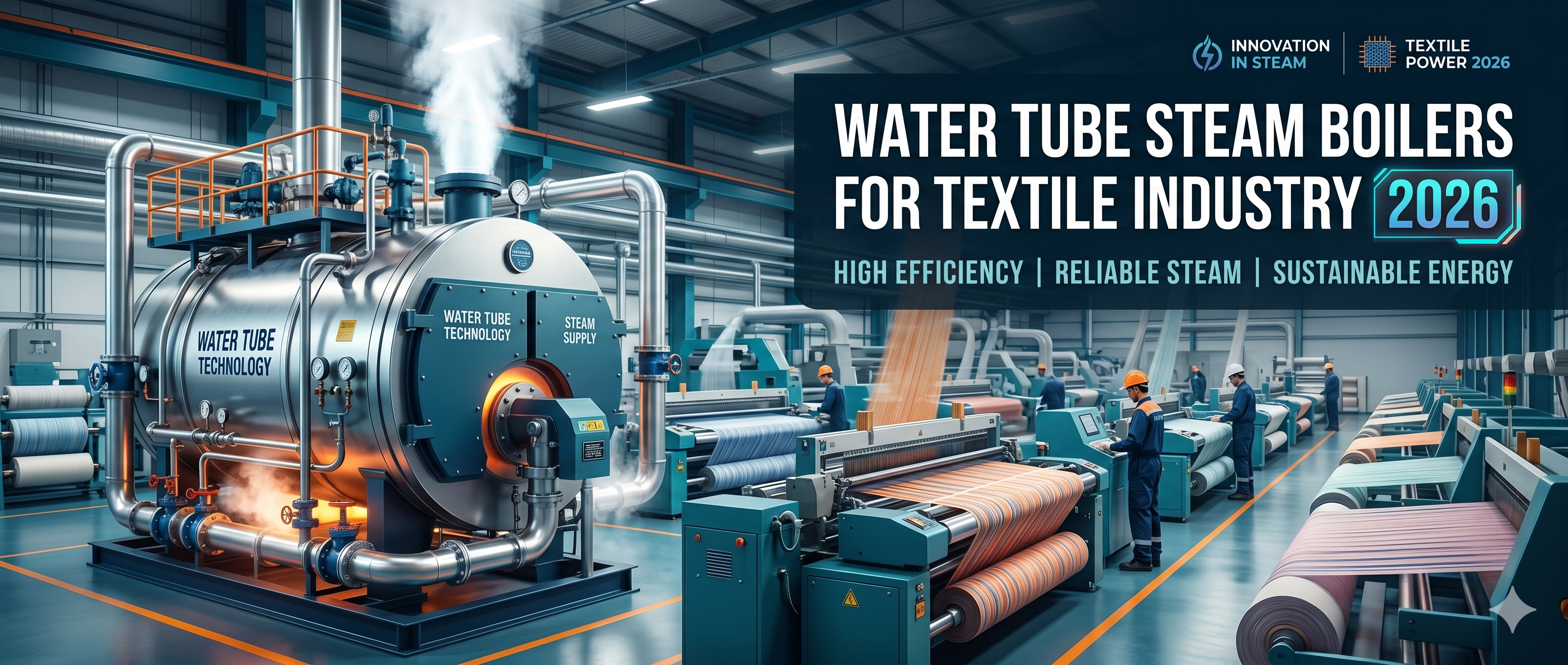 Water Tube Steam Boilers for Textile Industry 2026