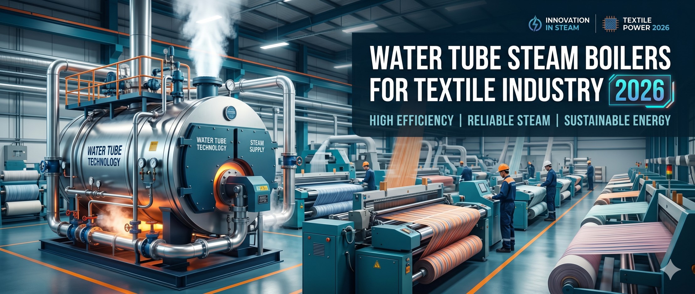 Water Tube Steam Boilers for Textile Industry 2026