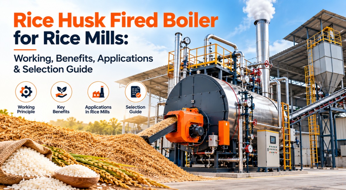 Rice Husk Fired Boiler for Rice Mills: Working, Benefits, Applications & Selection Guide